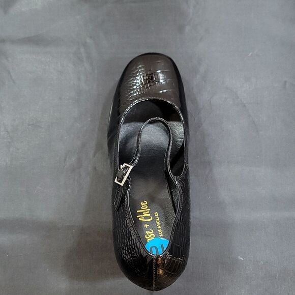 BRAND NEW SHASE & CHLOE HIGH BLOCK HEEL SLIP-ON WOMEN"S PUMP - Picture 15 of 15